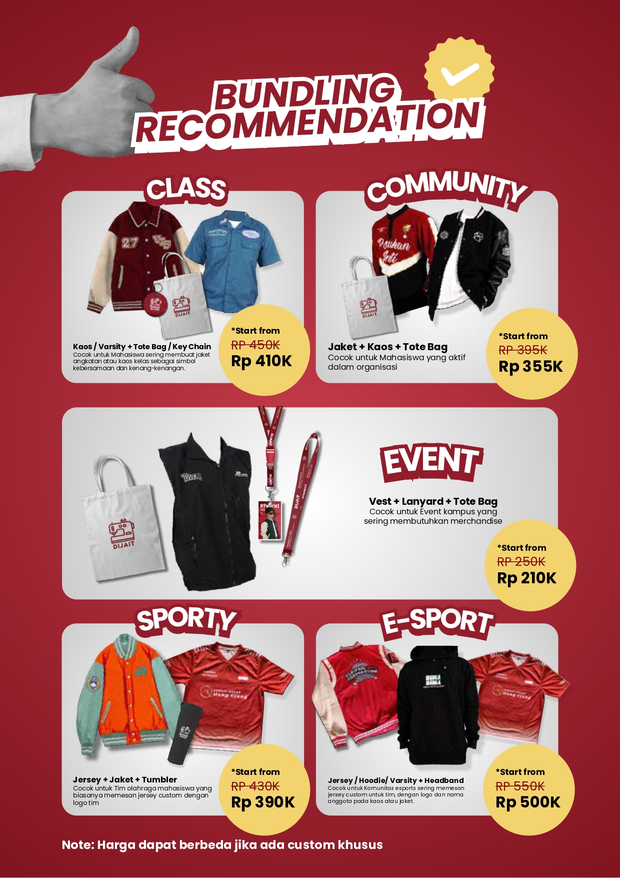 Merchandise Custom